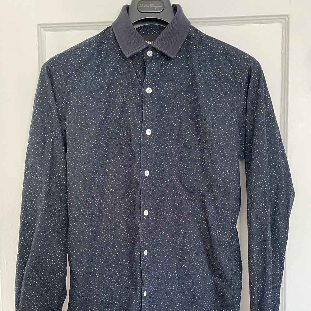 Bespoken blue navy shirt size M